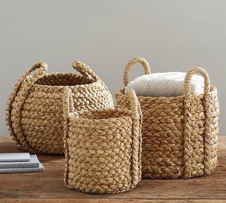 Pottery Barn "Beachcomber Round Handled Basket" ($59)