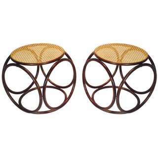 Thonet Pair of "Bentwood Stools" ($1450)
