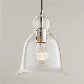 Tour Lauren Conrad's Elegant, Light-Filled Home in the Pacific Palisades - Photo 4 of 23 - Shades of Light "Bell Curve Glass Pendant Light", $98