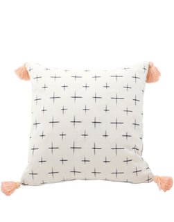 Tour Lauren Conrad's Elegant, Light-Filled Home in the Pacific Palisades - Photo 14 of 23 - Little Market "Gaia Ikat Tassel Pillow", $155
