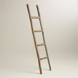 Tour Lauren Conrad's Elegant, Light-Filled Home in the Pacific Palisades - Photo 16 of 23 - World Market "Wood Ladder Decor", $50