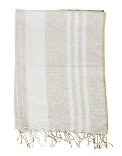 Tour Lauren Conrad's Elegant, Light-Filled Home in the Pacific Palisades - Photo 20 of 23 - Little Market "Woven Promises Striped Tabecloth", $100