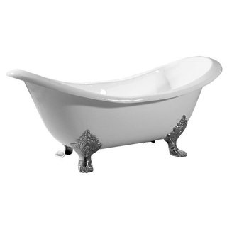 Tour Lauren Conrad's Elegant, Light-Filled Home in the Pacific Palisades - Photo 21 of 23 - Randolph Morris "Cast Iron Double Slipper Clawfoot Tub", $1,230