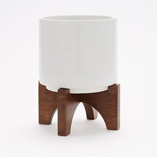 West Elm Midcentury Turned Leg Tabletop Planters ($24)