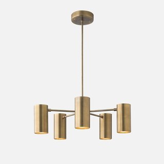 School House Electric Plaza Chandelier ($649)