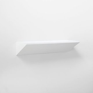 West Elm Floating Wedge Shelf - White ($79)