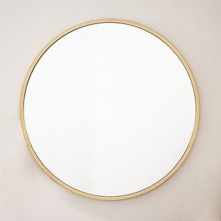 West Elm Metal Framed Oversized Round Mirror ($499)
