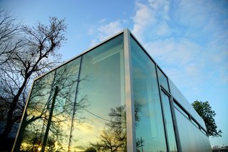 Can These Tiny, Modular Smart Homes Relieve the Demand For Affordable Housing? - Photo 7 of 8 - The glass cube at the front of the home brings in natural daylight throughout the entire unit.
