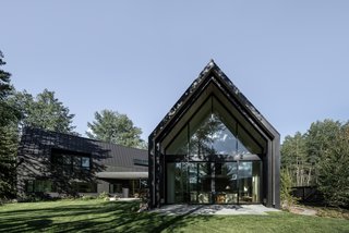 Four bedrooms and four bathrooms span two structures, with a guest wing and main residence. The Aspen, Colorado, home is 4,300 square feet.