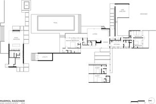 Kaufmann House floor plan