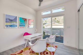 Many buyers in the Palm Canyon Mobile Club are downsizing from larger properties in the area. "It's easier living instead of taking care of a big house," says realtor Paul Kaplan. "You can lock, leave, and travel. There's no landscaping maintenance, and you can clean the house in less than 30 minutes."