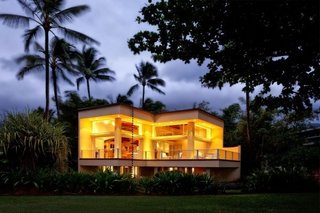 Hanalei Bay Villa at twilight
