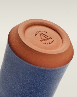 Mazama mugs have a tapered, unglazed foot, creating a unique look and stackability.