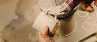 "We developed a special glaze technique to recreate the nostalgia of a vintage camp cup."
