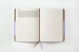 The Idea Generation book has some guided ways to start thinking creatively, followed by pages and pages of empty space to fill up.