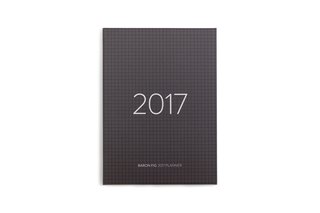 A minimalist, cloth-bound, lay-flat planner to get stuff done in the new year.