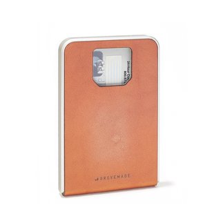 A beautiful metal and leather minimal carry wallet from Grovemade.