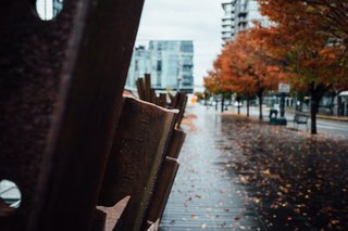 The Opinionated Leica Q - Photo 7 of 9 - A dense moody shot from a rainy fall day in Portland's Pearl District.