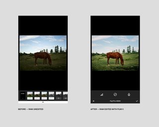 VSCO X film filters have 2 extra editing modes: character and warmth that allow precision control over how the presets are applied.