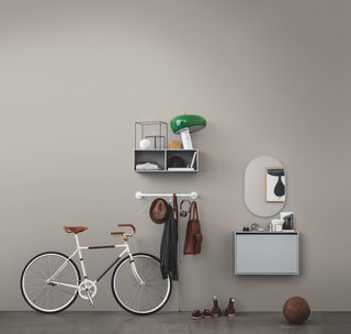 The Hall collection is a newer offering from Montana that helps tackle the tough job of organizing a frequently used—but often neglected—space.