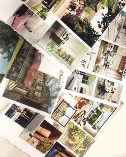 San Francisco photographer Nikki Janda’s inspiration board, composed of old clippings from Dwell issues, was guaranteed to grab our attention. See her profile for studies in color and modern architecture. 