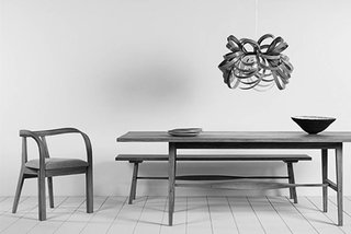 The Butterfly Pendant and Arbor Chair