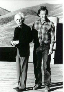 Circa 1982 Alden B. Dow with his Grand nephew Henry Whiting II