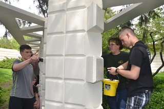 Students Invest their Time to Maintain Local Mid-Century Modern National Historic Landmark - Photo 1 of 5 -