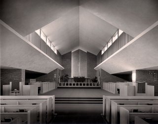 St. John's Episcopal Church
Mid-Century Modern
by Alden B. Dow - Photo 2 of 5 - St. John's Episcopal Church, Mid-Century Modern, Midland MI, by Alden B. Dow, www.abdow.org