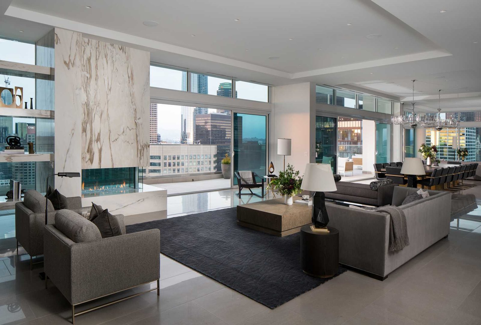 Image showcasing Photo 8 of 10 in The Ultimate Luxury Penthouse in Downtown L.A. by ...