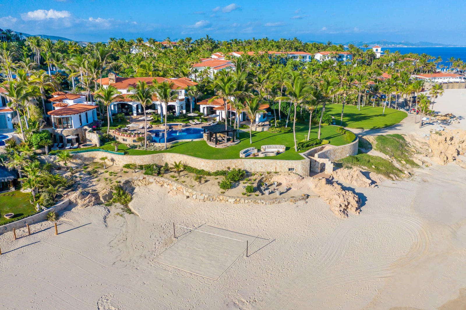 Photo 2 of 11 in A TwoAcre Beachfront Estate Glistens on the Cabo Coast by Luxury Homes