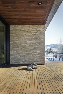 "The Lucky John home’s lot is literally located just minutes from Park City’s world class ski resorts in Utah. In order to capture views of ‘the greatest snow on earth’ and the mountain slopes that contain it, the owners asked that the main level be situated on the upper level of the home’s two stories." - Imbue Design