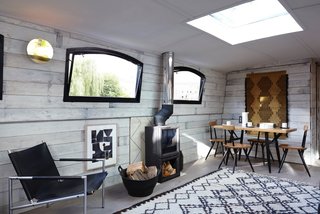 The London boutique barge hotel brand, Bert's Barges, offers the ultimate floating suites with simple and sophisticated Scandinavian interiors, wood-burning stoves, underfloor heating, bathrooms with walk-in showers, and a private roof terrace.
