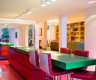 Bright Bauhaus Colors Fill This Brick Edwardian House in London - Photo 4 of 12 -