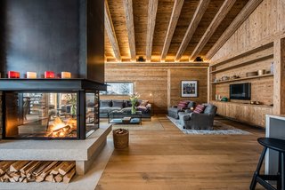 This luxurious five-bedroom villa in Zermatt is sited in the heart of the village and close to shops, the town’s main railway station, and the Sunnegga funicular, which will whisk you up to the ski slopes within minutes.