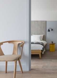 8 Stylish London Apartments - Photo 7 of 8 - Designed by Grzywinski+Pons, Leman Locke London is a service apartment style hotel that has furniture items like retractable desks and flip-up tables to make the most of space.