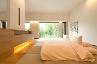 Nestled within forests and meadows and close to some of Hokkaido’s finest ski slopes, the 15 villas of Zaborin have indoor and outdoor traditional Japanese baths that are filled with natural volcanic spring water. 