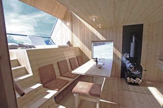 Stay in a Tiny Shingled Cabin in Austria That Resembles a Bird-Like UFO - Photo 8 of 11 -