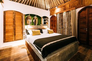One of the three tiny islands off the northwestern coast of Lombok, Gili Trawangan—with its sandy, palm-fringed beaches—has a reputation as a party island with plenty of cool restaurants, beach clubs, and bars. If you want to dance the night away but enjoy some peace and quiet during the day, then these villas are perfect for you. Plus, each includes a private pool and shaded outdoor lounge.