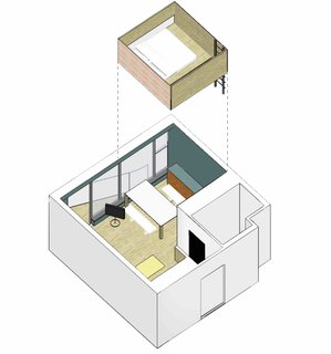 A Tiny Hong Kong Apartment With a Tree House-Inspired Loft - Photo 7 of 8 -
