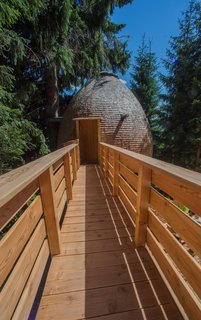 These Tree Houses in the Dolomites Look Like Egg-Shaped Pinecones - Photo 7 of 11 -