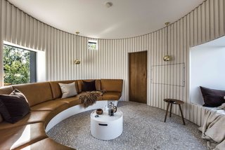 Stay in This Danish Vacation Home Made Up of 9 Log-Clad Cylinders - Photo 2 of 14 -