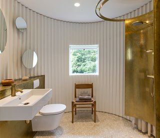 Stay in This Danish Vacation Home Made Up of 9 Log-Clad Cylinders - Photo 11 of 14 -