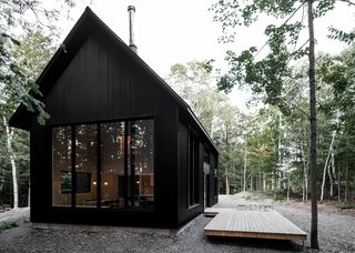 A Lofty Nature Retreat in Quebec Inspired by Nordic Architecture - Photo 1 of 16 -