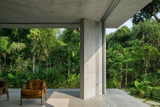 A Concrete Home in Brazil Lets the Owners Practically Live in the Jungle - Photo 2 of 12 -