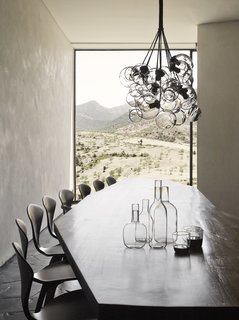 The light that enters the home has a sundial effect, panning across the rooms over the course of the day.