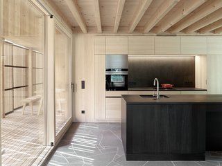 A kitchen with a Siemens integrated oven