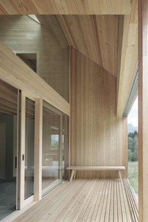 Outdoor seating on the porch
