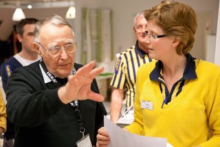 In 2013, at the age of 87, Kamprad stepped down from the company's board but continued to serve as the senior advisor, sharing his knowledge and experience with the IKEA team.