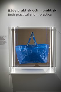 IKEA's signature blue Frakta shopping bags